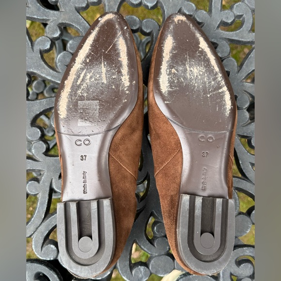 CO suede loafers with block heel and elastic back - size 37 - Picture 6 of 6